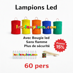 Kit lampions led coloris...